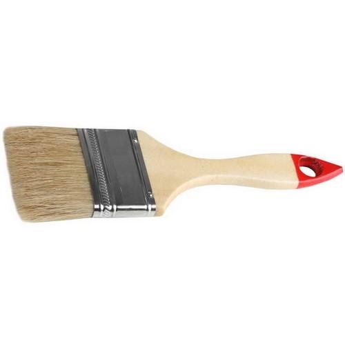 401001038 — Кисть плоская зубр универсалстандарт , натуральная щетина, деревянная ручка, 38мм ЗУБР