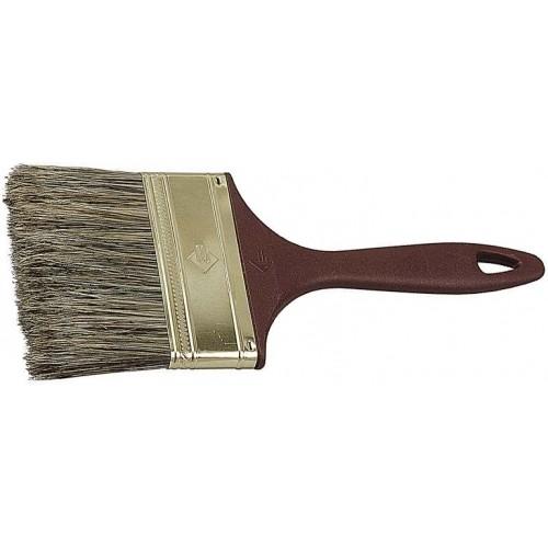 401013100 — Кисть плоская зубр аквамастер кп13  искусственная щетина  пластмассовая ручка  100мм ЗУБР