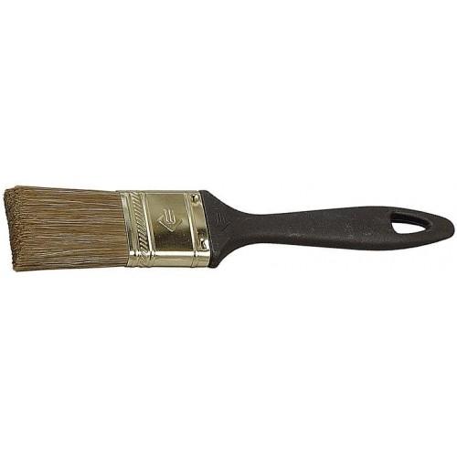 401014038 — Кисть зубр кп14 плоская, смешанная щетина, пластмассовая рукоятка, 38мм ЗУБР