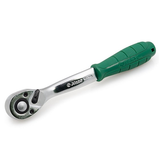 4162GQ — Трещотка 1/2 с быстрым сбросом, с изогнутой рукояткой, 72 зуба HANS PRIES