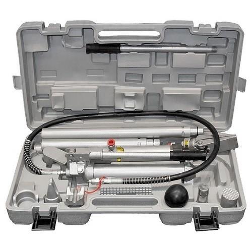 513405 — Растяжка гидравлическая, 10 т, набор из 17 предметов, 7 сменных насадок, в пласт. кейсе MATRIX