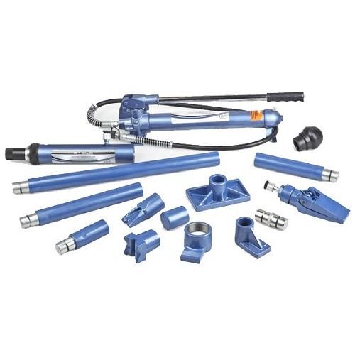 51352 — Растяжка гидравлическая, 4 т, набор из 17 предметов, 7 сменных насадок, в метал. кейсе STELS