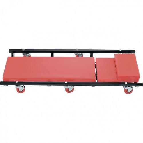 567455 — Лежак ремонтный на 6-ти колесах, 1030 х 440 х 120 мм, поднимающийся подголовник MATRIX