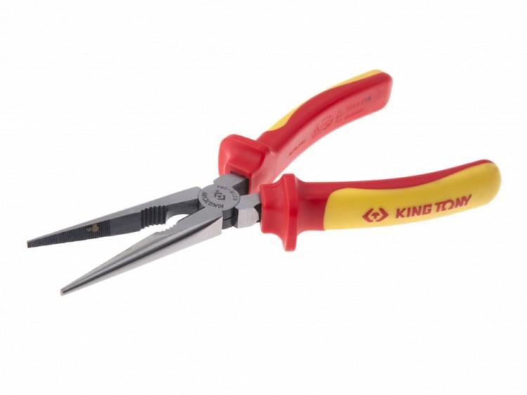 631808A — KING TONY пассатижи тонконосые 210 мм, диэлектрические KINGTONY