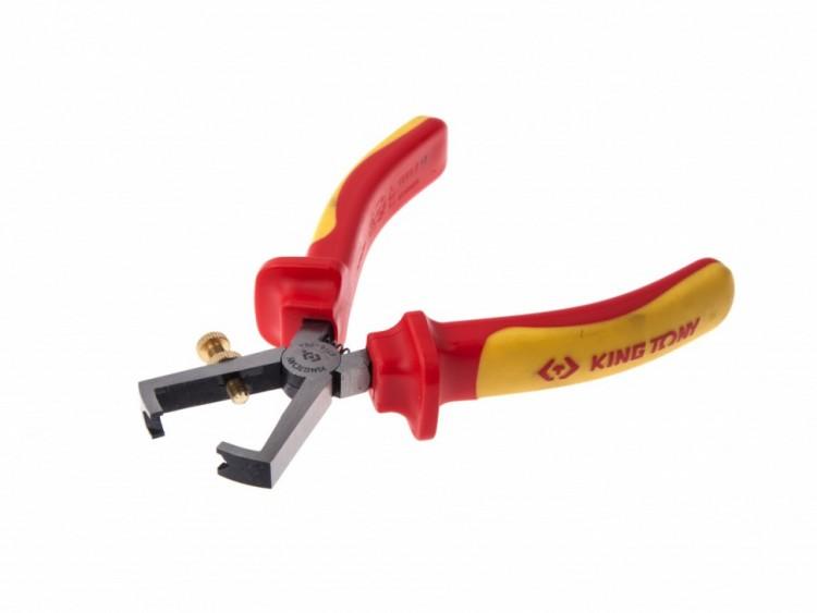 671606A — KING TONY пассатижи 160 мм, для зачистки изоляции, диэлектрические KINGTONY
