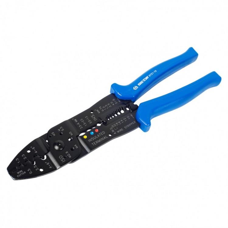 672110 — Пассатижидлязачисткиизоляциииобжимаконтактов KINGTONY