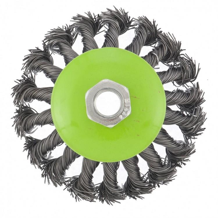 746097 — Щетка для ушм арелка крученая проволока сибртех СИБРТЕХ