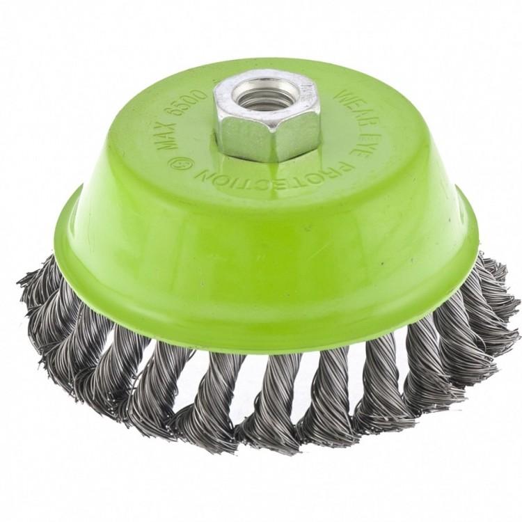 746277 — Щетка для ушм чашка крученая проволока сибртех СИБРТЕХ