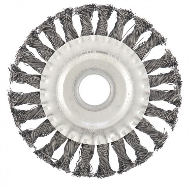 746327 — Щетка для ушм посадка плоская крученая проволока сиб СИБРТЕХ