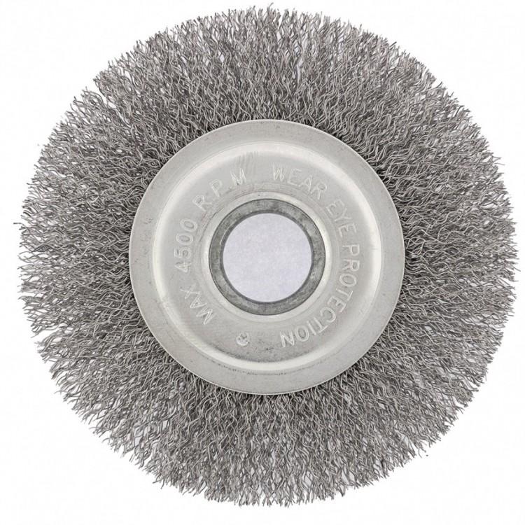 746567 — Щетка для ушм посадка плоская витая проволока сибрте СИБРТЕХ