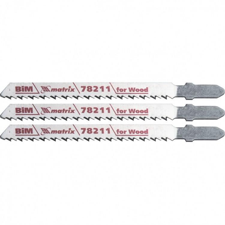 78211 — Полотна для электролобзика по дереву  MATRIX