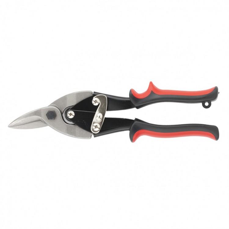 78334 — Ножницы по металлу, 250 мм, левые, обрезиненные рукоятки MATRIX