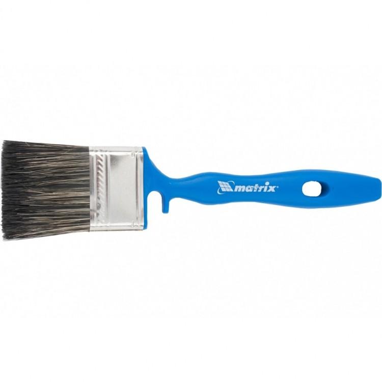 83382 — Кисть флейцевая для водных красок, 35х12 мм, смешанная щетина, пластиковая рукоятка MATRIX