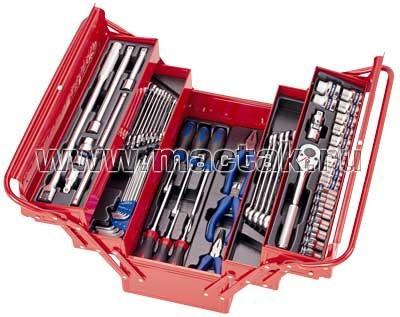 902062MR — Набор инструментов универсальный раскладной ящик предмета KINGTONY