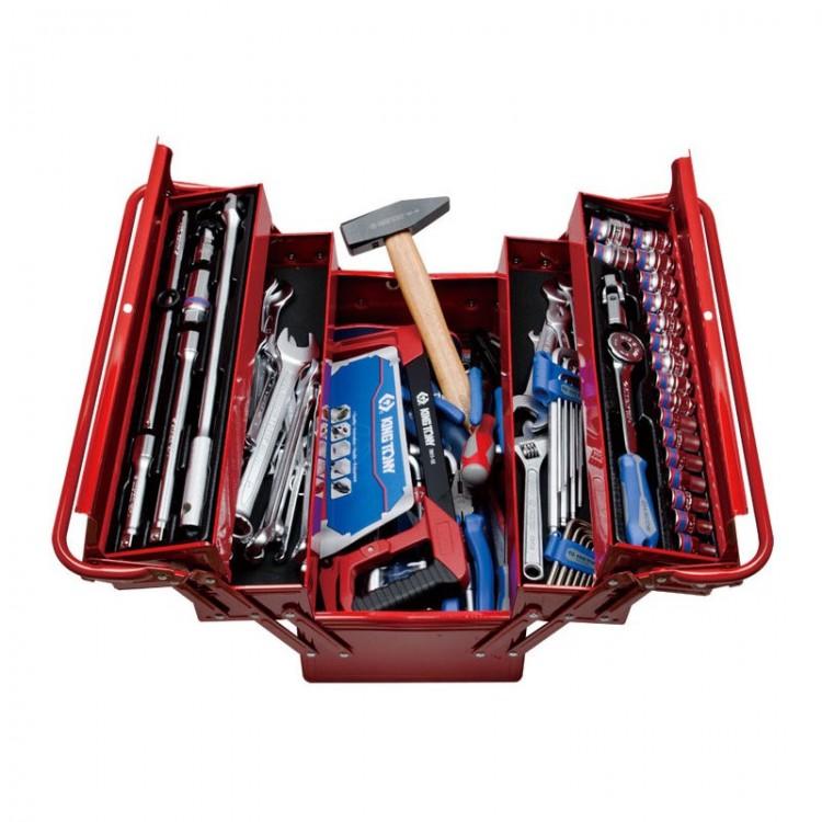 902089MR01 — KINGTONYнаборинструментовуниверсальный,раскладнойящик,88предметов KINGTONY
