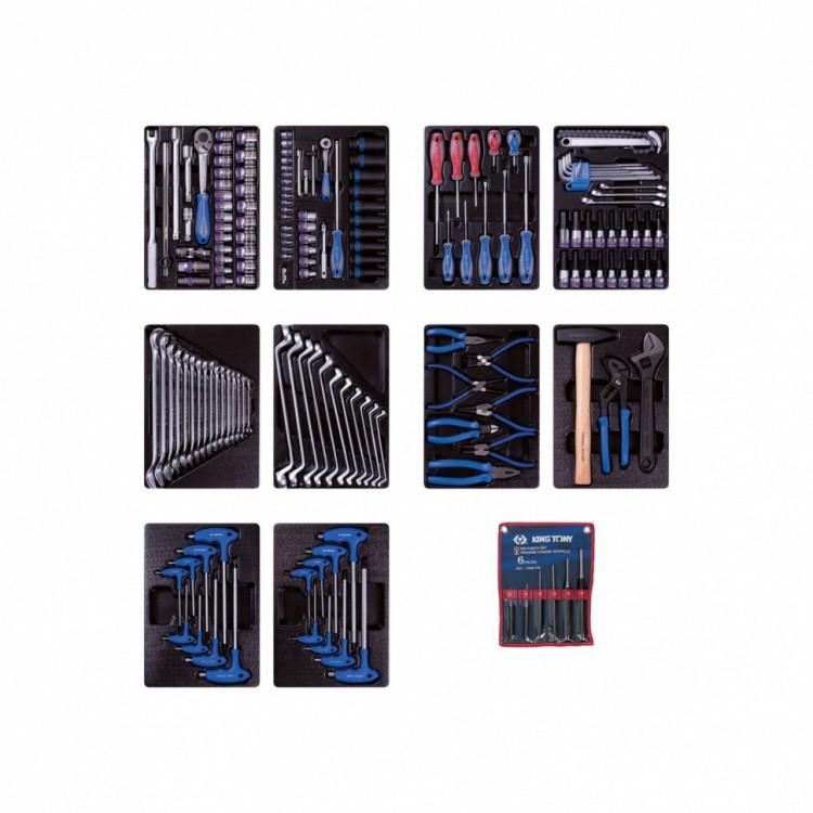 932000MRDMT — KINGTONYнаборинструментовдлятележки,10ложементов,173предмета KINGTONY