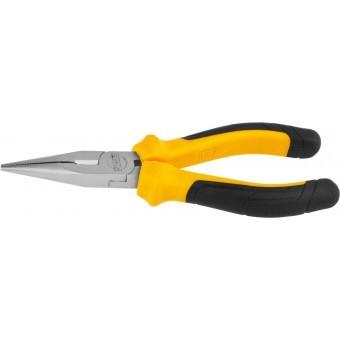 JPL009 — Тонкогубцы JCB  хромированное покрытие  двухкомпонентная рукоятка  CRV Cталь  160мм JCB