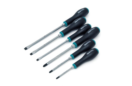 K63007 — KAMASA TOOLS набор отверток со сквозным стержнем 6 предметов K 63007 KAMASA TOOLS