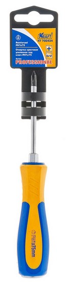 KT700434 — Отвертка крест. рн175 мм усиленная KRAFT KRAFT