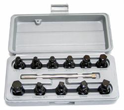 AI030002 — Комплект для откручивания масляных пробок, 12 предметов JONNESWAY
