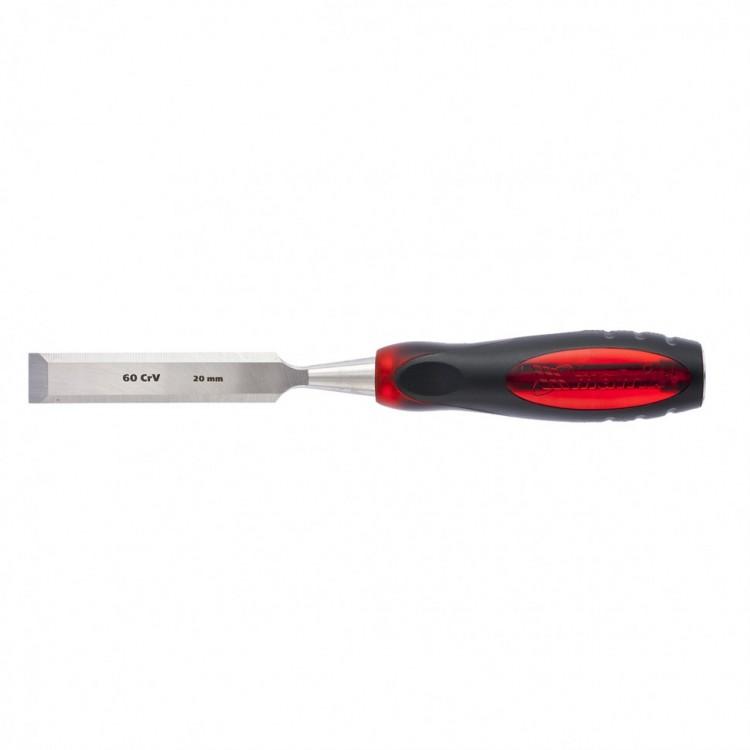24515 — Долото-стамеска "Тигровый глаз", 20 мм, двухкомпонентная обрезиненная рукоятка MATRIX