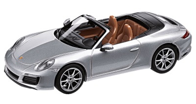WAP0201260G — Модель масштабная 911 CARRERA S CABRIOLET (991 II), 1:43, SILVER METALLIC PORSCHE