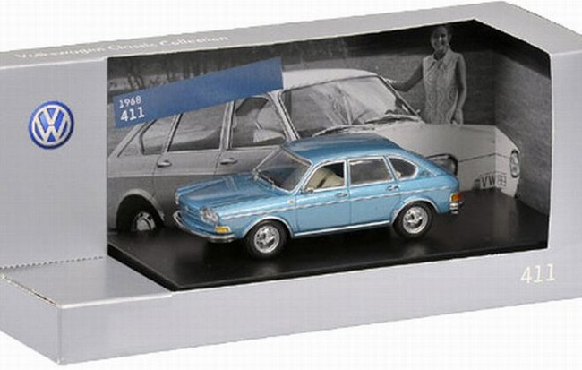 211099300NM6Z — МодельавтомобиляVOLKSWAGENTYP411(1968)1:43,синий VAG