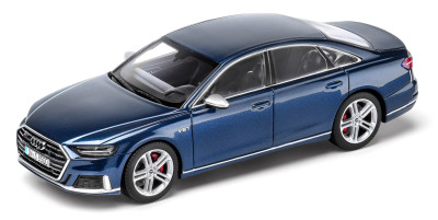5011818131 — AUDI S8 LIMITED, NAVARRA BLUE, 1:43 VAG