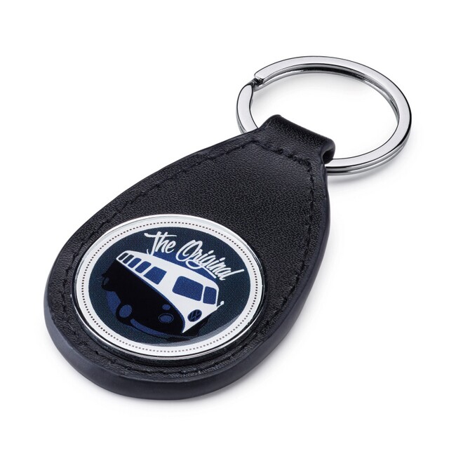 7E0087013 — Брелок для ключей из металла и кожи, лог VAG