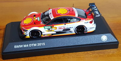 80422413755 — Миниатюра BMW M4 DTM 2015 1:43, SHELL BMW