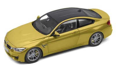 80432339606 — Миниатюра BMW M4 купе (F82) 1:18 желтый BMW
