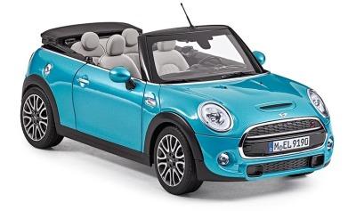 80432405584 — Миниатюра MINI CABRIO (F57), 1:18 blue BMW