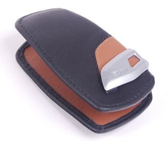 82292219917 — Футляр для ключей LUXURY (черн/коричн) BMW