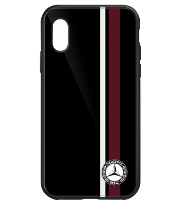B66042016 — Чехол для IPHONE® X/XS цвет  черный с красным MERCEDES-BENZ