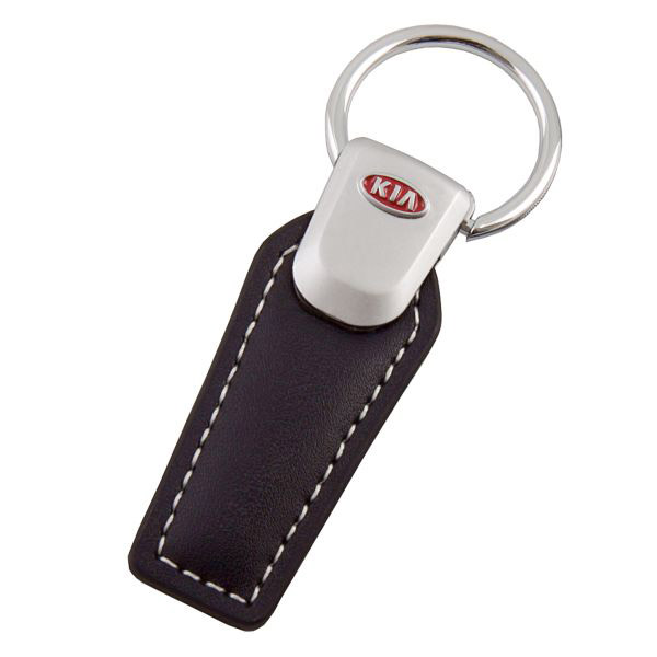 HX705KIA — Брелок кожаметаллический SW с кольцами KIA SKYWAY