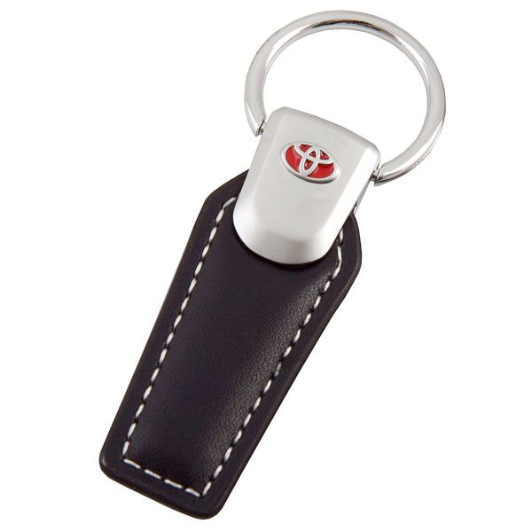 HX705TOYOTA — Брелок кожаметаллический SW с кольцами TOYOTA SKYWAY