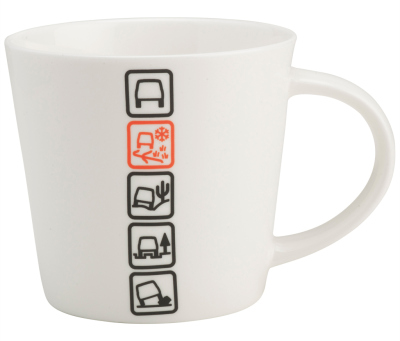 LRICONMUG14 — Кружка LR белая низкая LAND ROVER