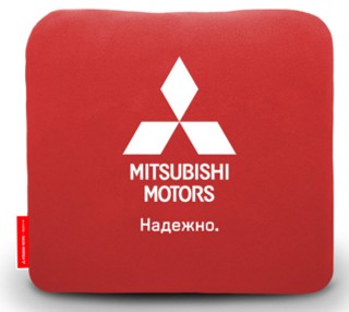 RU000022 — Подушка автомобильная красная MITSUBISHI