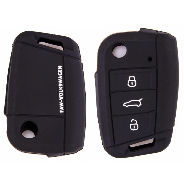 S05701007 — Чехол на ключ автомобильный SW силиконовый VOLKSWAGEN GOLF 7 SKYWAY