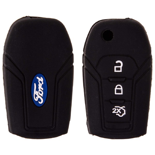 S05701011 — Чехол на ключ автомобильный SW силиконовый FORD MONDEO NEW SKYWAY