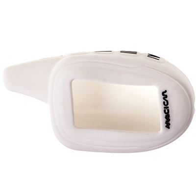 S08901007 — Чехол для брелка автосигнализации SCHERKHAN 7 (силиконовый,белый SKYWAY) SKYWAY