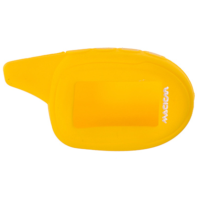 S08901008 — Чехол на сигнализацию SCHERKHAN 7 силиконовый SW желтый SKYWAY