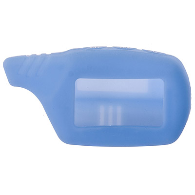 S08902007 — Чехол на сигнализацию стAрлAйн B9/B6/B91/A61/A91 силиконовый SW голубой SKYWAY