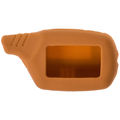 S08902009 — Чехол на сигнализацию стAрлAйн B9/B6/B91/A61/A91 силиконовый SW коричневый SKYWAY