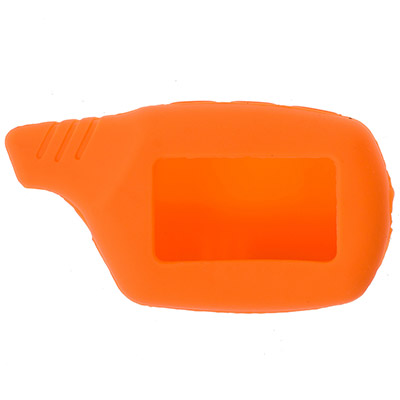 S08902011 — Чехол на сигнализацию стAрлAйн B9/B6/B91/A61/A91 силиконовый SW оранжевый SKYWAY
