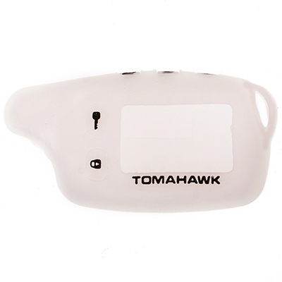 S08903006 — Чехол для брелка автосигнализации TOMAHAWK (TW9010,9020,9030 силиконовый,прозрачный SKYWAY) SKYWAY