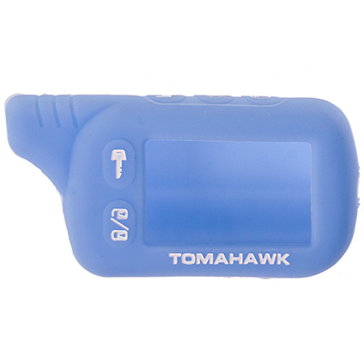 S08903011 — Чехол на сигнализацию TOMAHAWK TZ9010,9020,9030 силиконовый SW голубой SKYWAY