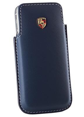 WAP0300160E — WAP0300160E чехол для IPHONE 5, кожа, цвет YACHTING BLUE PORSCHE