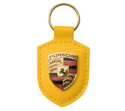 WAP0500940E — Брелок для ключей с гербом, желтый PORSCHE