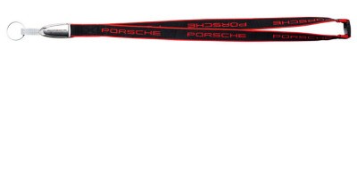 WAP0502100F — Шнурок для ключей  MOTORSPORT, чернокрасный PORSCHE